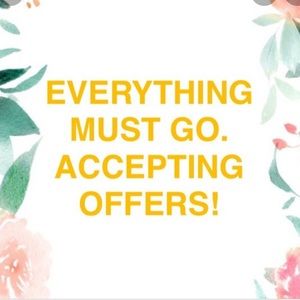 Bundle or make an offer! Very negotiable!